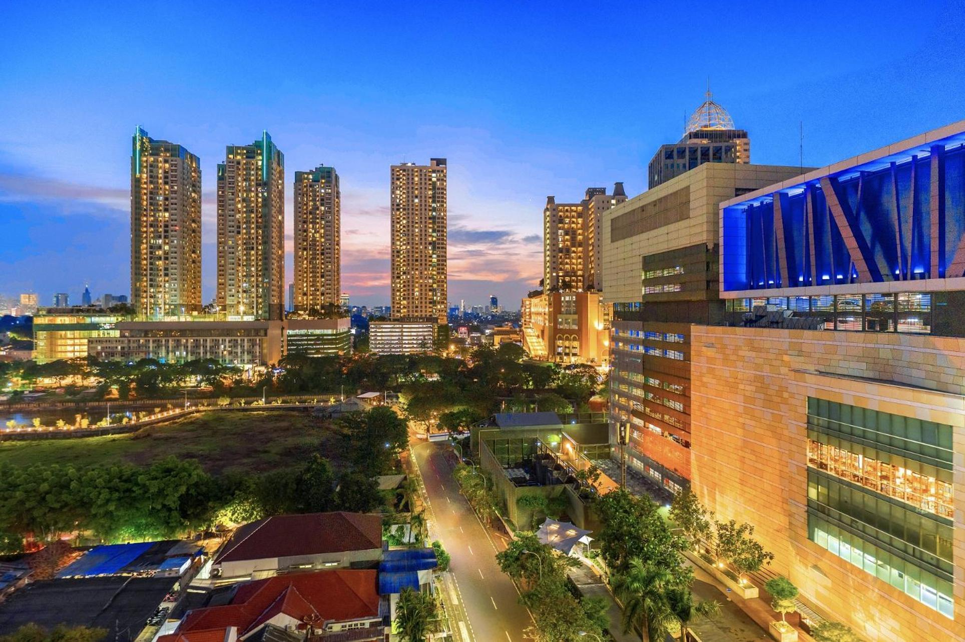 Grand Thamrin Hotel Yakarta Exterior foto